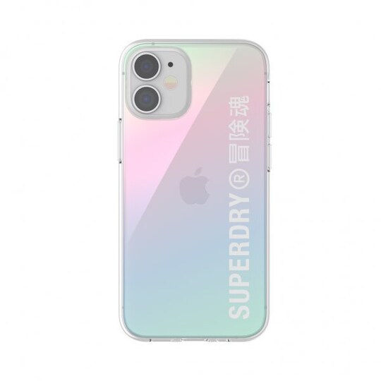 Superdry iPhone 12 Mini Suojakuori Snap Case Clear Holographic