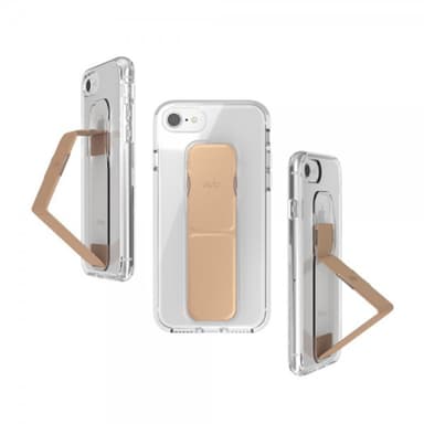 Clckr iPhone 6/6S/7/8/SE Suojakuori GripCase Clear Ruusukulta