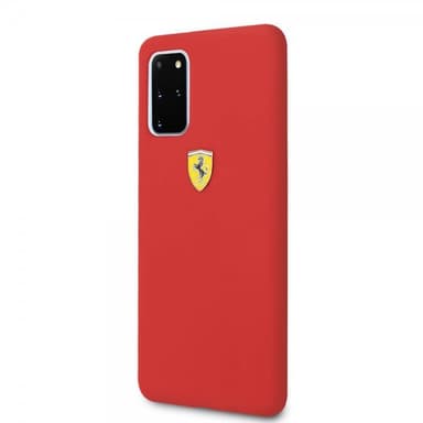 Ferrari Samsung Galaxy S20 Plus Kuori Logolla Punainen