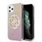 iPhone 11 Pro Suojakuori Glitter Circle RoseKeltainend