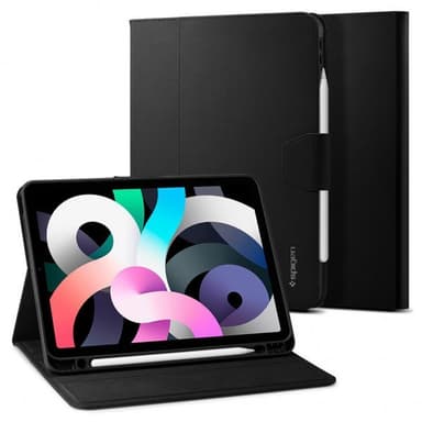 Spigen iPad Air 10.9 2020/2022 Suojakotelo Liquid Air Folio Musta