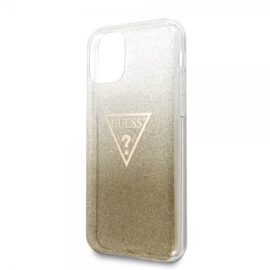 Guess iPhone 11 Pro Kuori Solid Kimallus Cover Kulta