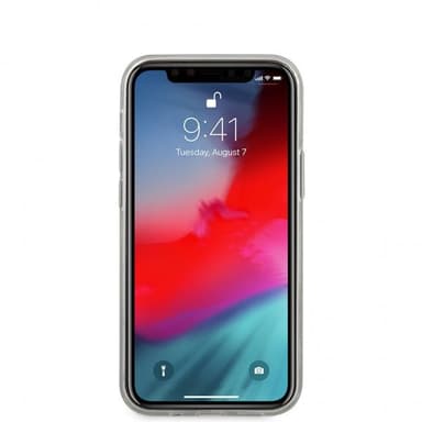 Guess iPhone 12 Mini Suojakuori Gold Triangle Vaaleanpunainen