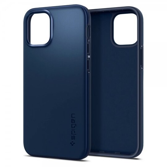 Spigen iPhone 12 Mini Suojakuori Thin Fit Navy Blue