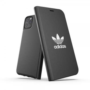 iPhone 11 Pro Max Suojakotelo OR Booklet Case FW19 Musta Valkoinen
