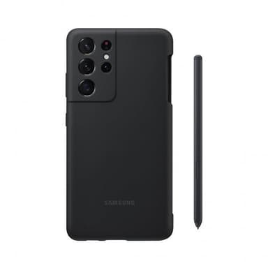 Samsung Original Galaxy S21 Ultra Kuori Silicone Cover S Pen Musta