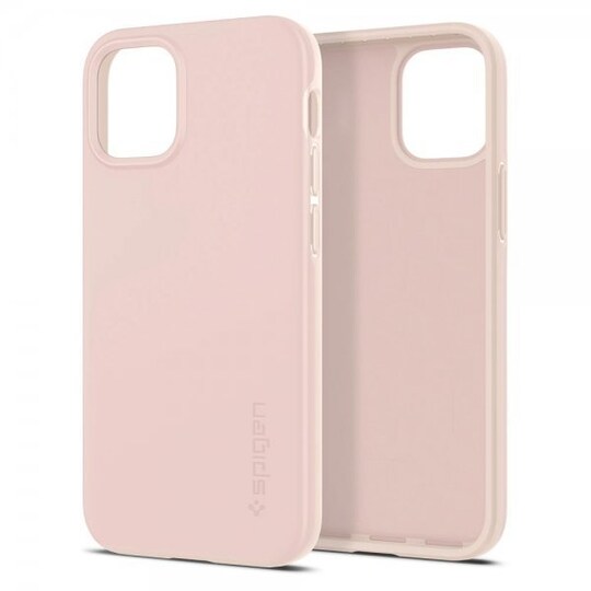Spigen iPhone 12 Mini Suojakuori Thin Fit Pink Sand