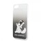 Karl Lagerfeld iPhone 7/8/SE Kuori Gradient Cover Choupette Musta