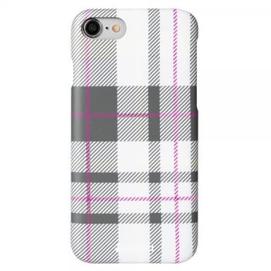 Krusell iPhone 7/8/SE Kuori Limited Cover Plaid Light Grey