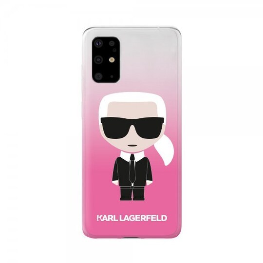 Karl Lagerfeld Samsung Galaxy S20 Plus Kuori Gradient Cover Vaaleanpunainen