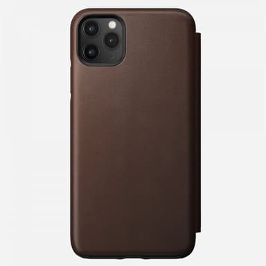 NOMAD iPhone 11 Pro Max Suojakotelo Rugged Folio Rustic Brown