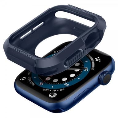Spigen Apple Watch 44/45mm Suojakuori Rugged Armor Navy Blue