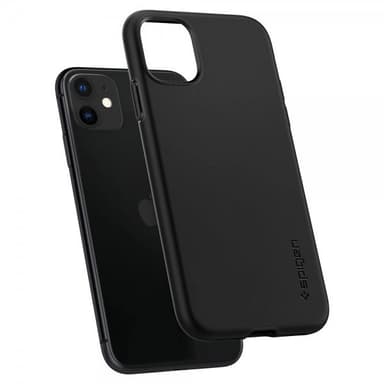 Spigen iPhone 11 Suojakuori Thin Fit Pro Musta