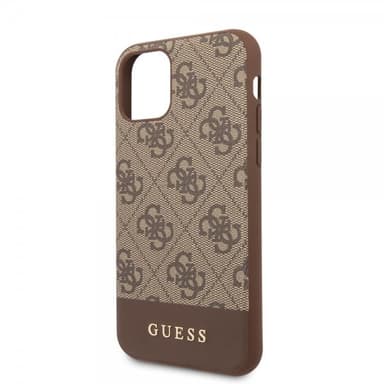 Guess iPhone 11 Kuori Stripe Cover Ruskea