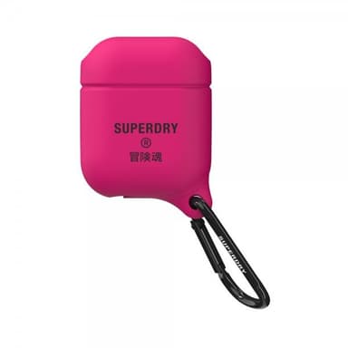 Superdry AirPods (1/2) Suojakuori Waterproof Vaaleanpunainen