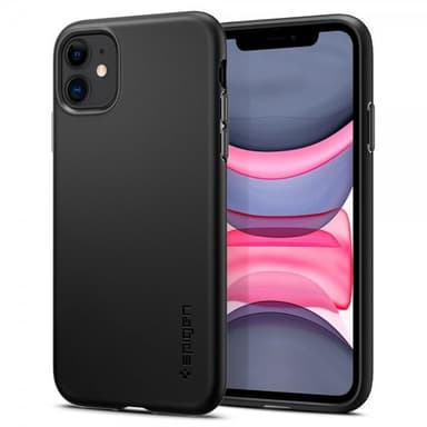 Spigen iPhone 11 Suojakuori Thin Fit Pro Musta
