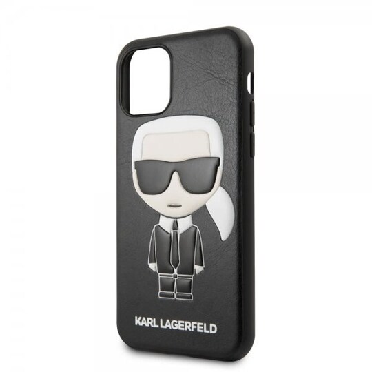 Karl Lagerfeld iPhone 11 Kuori Iconic Cover Musta