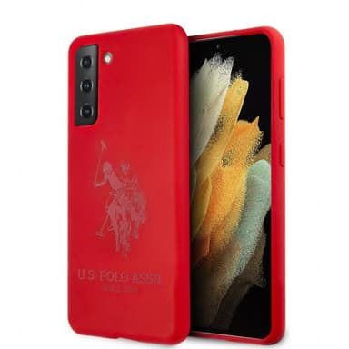 U.S. Polo Samsung Galaxy S21 Plus Kuori Logolla Punainen