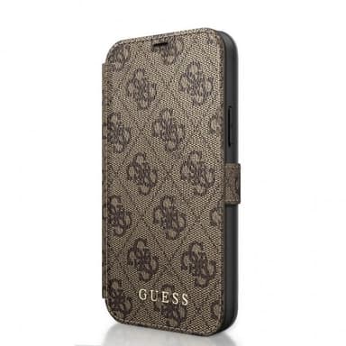 Guess iPhone 12 Mini Suojakotelo Monogram Ruskea