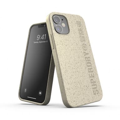 Superdry iPhone 12 Mini Suojakuori Snap Case Compostable Materials Beige
