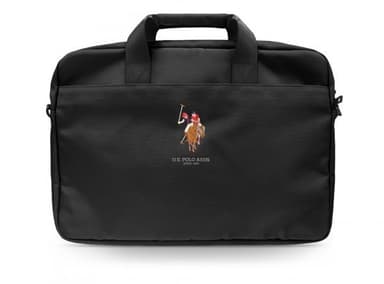 U.S. Polo Laukku Logolla 15"" Musta