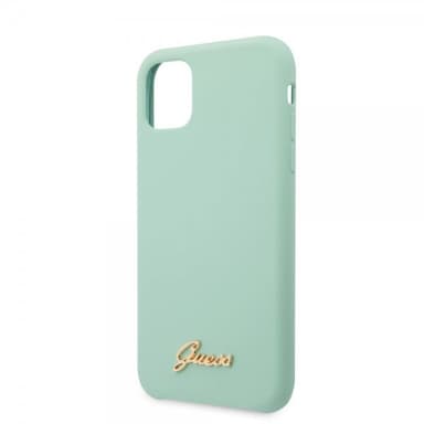 Guess iPhone 11 Pro Kuori Silikoniii Cover Vintage Vihreä