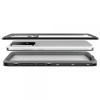 Black Rock Samsung Galaxy S20 Kuori 360° Hero Case Musta Läpinäkyvä