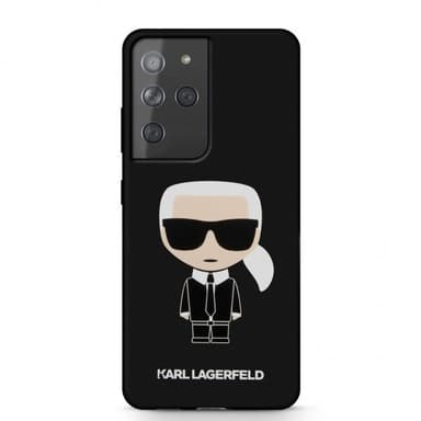 Karl Lagerfeld Samsung Galaxy S21 Ultra Kuori Iconic Full Body Musta
