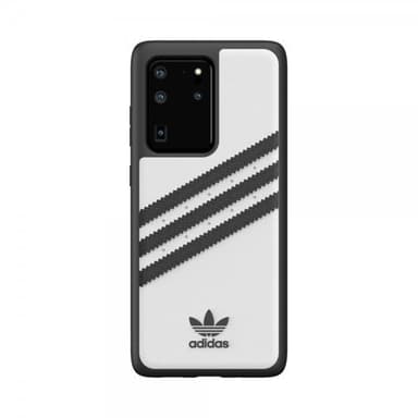 Adidas Samsung Galaxy S20 Ultra Suojakuori OR 3 Stripes Snap Case Valkoinen
