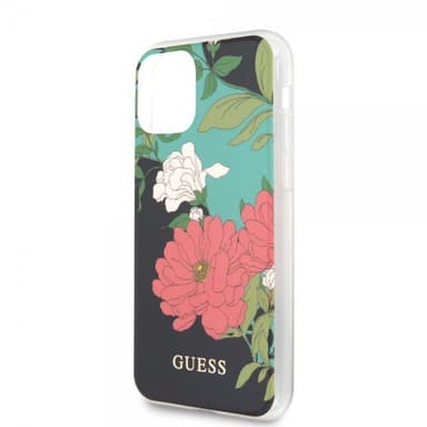 Guess iPhone 11 Pro Max Suojakuori Flower Edition N.1 Musta