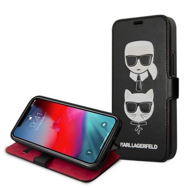 Karl Lagerfeld iPhone 12 Pro Max Suojakotelo Iconic Cover Musta