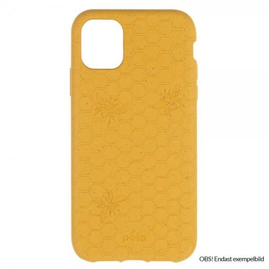 Pela iPhone 12/iPhone 12 Pro Suojakuori Ympäristöystävällinen Honey Bee Edition Keltainen
