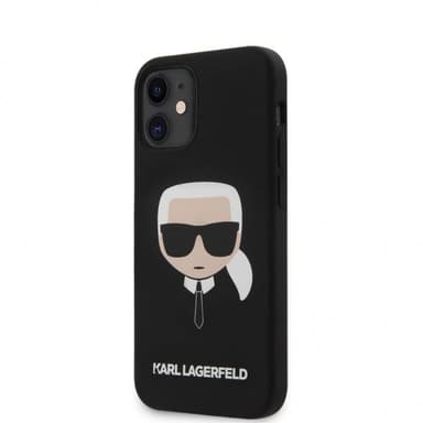 Karl Lagerfeld iPhone 12 Mini Suojakuori Iconic Cover Musta