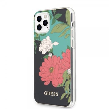 Guess iPhone 11 Pro Max Suojakuori Flower Edition N.1 Musta