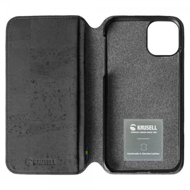 Krusell iPhone 11 Pro Max Kotelo Birka PhoneWallet Musta