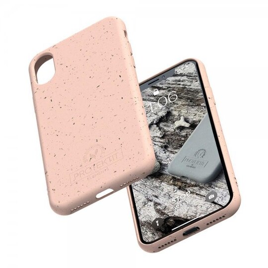 PROTEKTIT iPhone X/Xs Kuori Bio Cover Salmon Pink