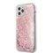 Guess iPhone 12 Pro Max Suojakuori Liquid Glitter Vaaleanpunainen