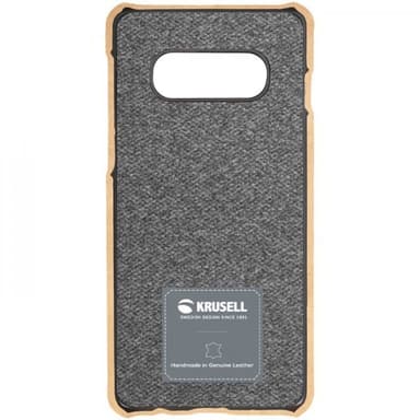 Krusell Samsung Galaxy S10E Suojakuori Broby Cover Cognac