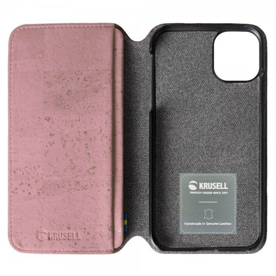 Krusell iPhone 11 Pro Max Kotelo Birka PhoneWallet Dusty Pink