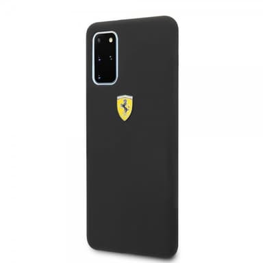 Ferrari Samsung Galaxy S20 Plus Kuori Logolla Musta