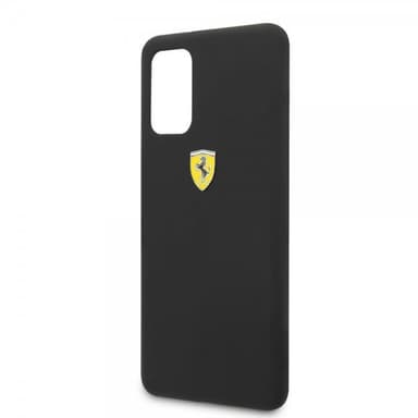 Ferrari Samsung Galaxy S20 Plus Kuori Logolla Musta