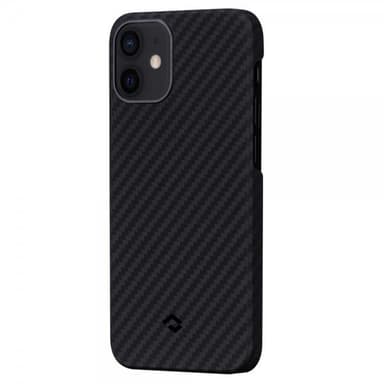 Pitaka iPhone 12 Suojakuori MagEZ Case Musta/Harmaa Twill