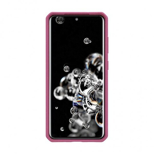 ItSkins Samsung Galaxy S20 Ultra Suojakuori FeroniaBio Terra Vaaleanpunainen