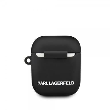 Karl Lagerfeld AirPods (1/2) Kuori Iconic Cover Musta