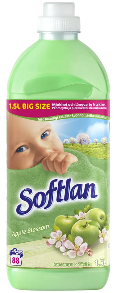 Softlan Ultra Apple huuhteluaine (1500 ml)
