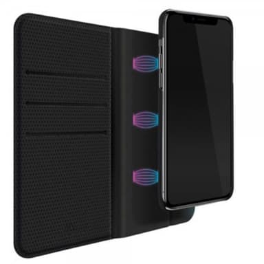 Black Rock iPhone X/Xs Kotelo 2 in 1 Wallet Case Musta