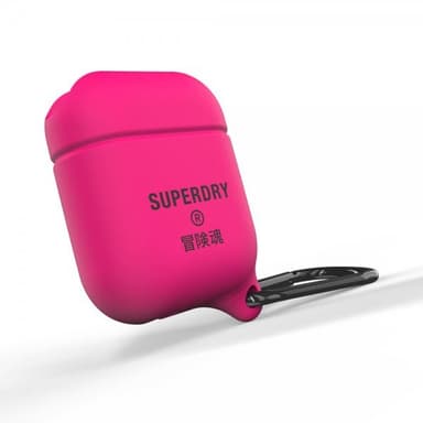 Superdry AirPods (1/2) Suojakuori Waterproof Vaaleanpunainen