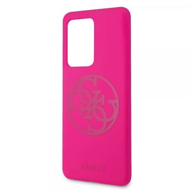 Guess Samsung Galaxy S20 Ultra Suojakuori Logolla Magenta