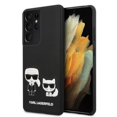 Samsung Galaxy S21 Ultra Kuori Karl & Choupette Musta