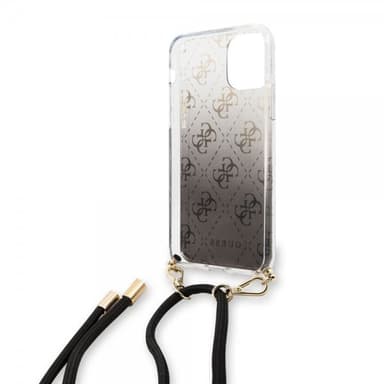 Guess iPhone 11 Pro Max Suojakuori Gradient Cover Musta